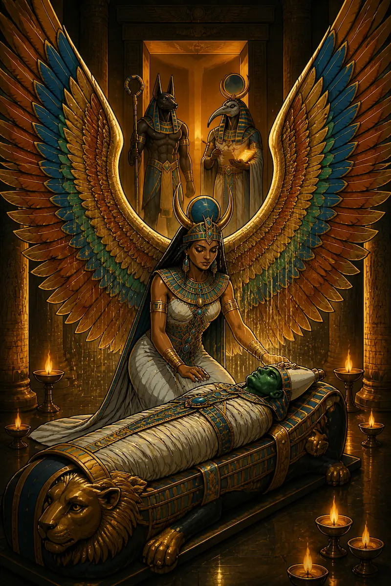 Isis Resurrects Osiris